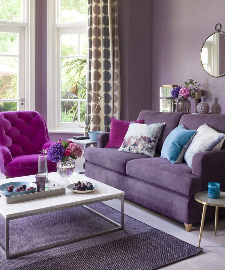 Ultra Violet in design interior