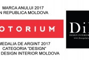 Medalia de Argint la MARCA ANULUI 2017 pentru DIM - DESIGN INTERIOR MOLDOVA